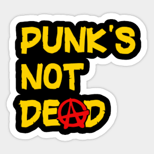 punk not dead Sticker
